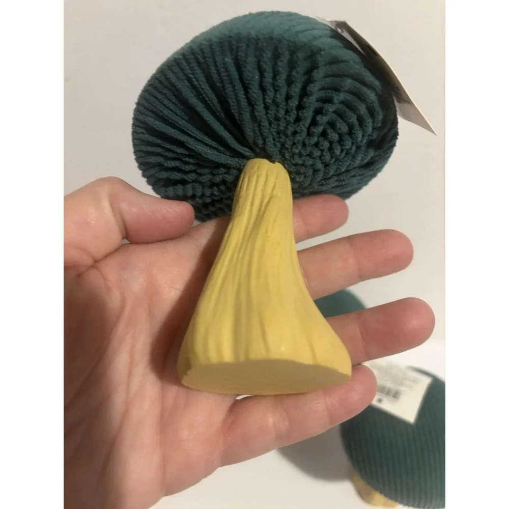 Target Mushroom Set‎ Fall Fabric 3 Hunter Green Harvest Decor Autumn
